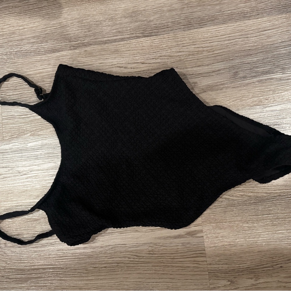 Andie x Mindy Black Textured Laguna size small